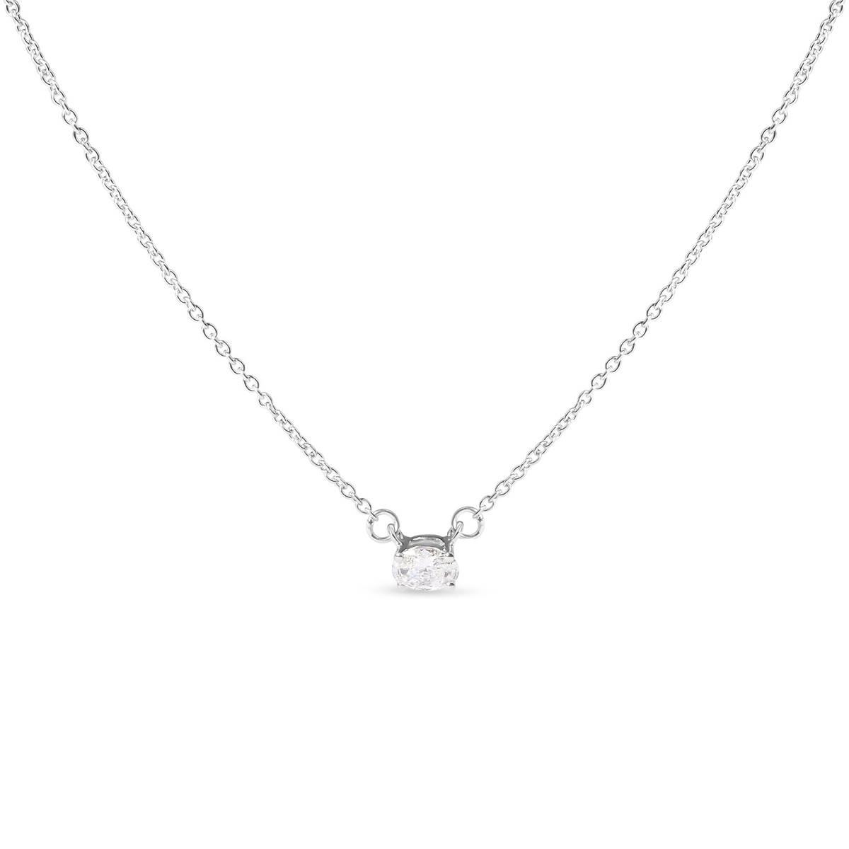 Haus of Brilliance 1/4ctw. Lab Grown Diamond East West Pendant