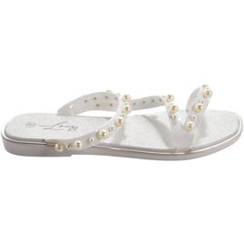 Womens Love 83 Straps with Pearls Sandals