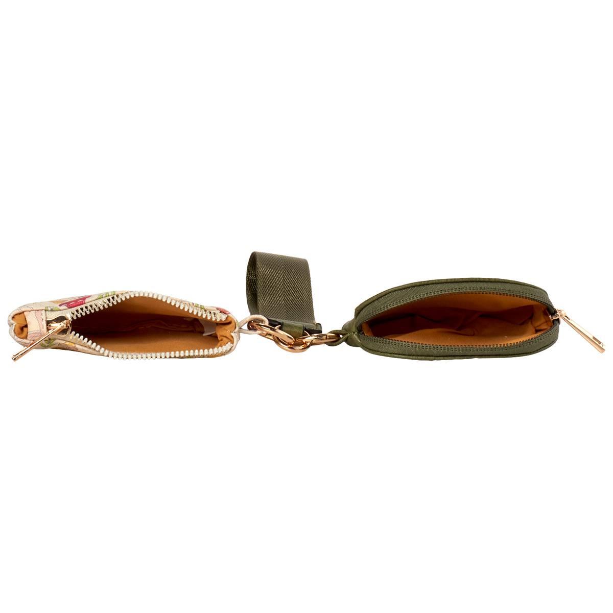 Womens DS Fashion 2 Piece Cardcase With Wristlet - Mushroom/Sage