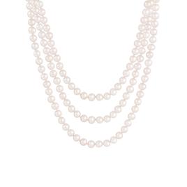 Splendid Pearls Endless 80 Freshwater Pearl Necklace