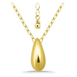 Designs by FMC Gold over Sterling Silver Teardrop Slide Necklace