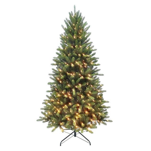 Puleo International 6.5ft. Pre-Lit Ashford Fir Christmas Tree