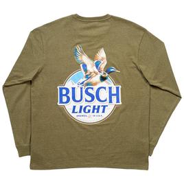 Mens Buckhorn River Busch Light Long Sleeve Tee
