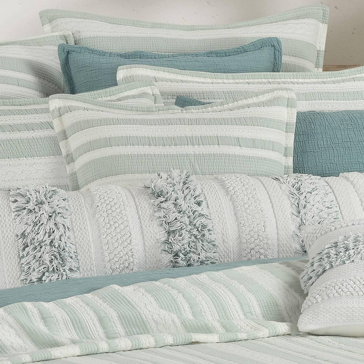 White Sand Cyprus 20" Square Decorative Throw Pillow Cover