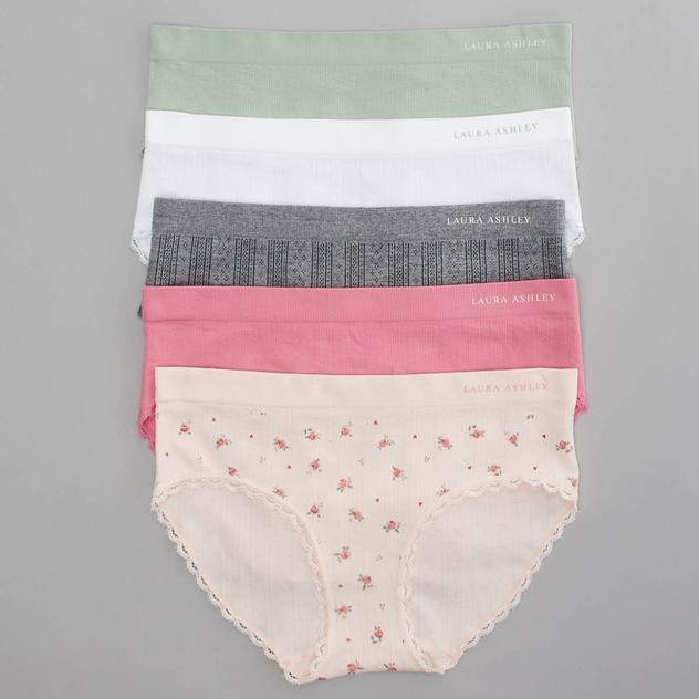 Womens Laura Ashley® 5pk. Hipster Panties  LS1627-5PKE