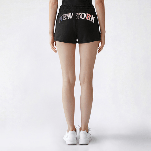 Juniors No Comment New York Fleece Shorts - NY