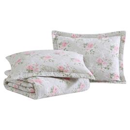 Laura Ashley Melany Cotton Reversible Quilt Set