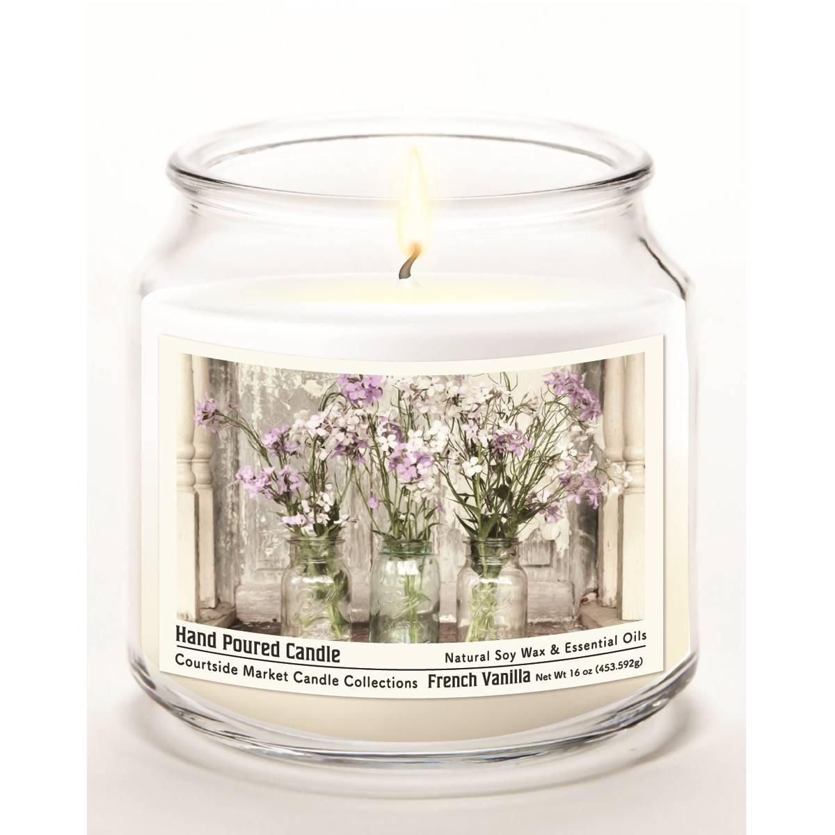 Courtside Market® From the Garden 16oz. French Vanilla Jar Candle