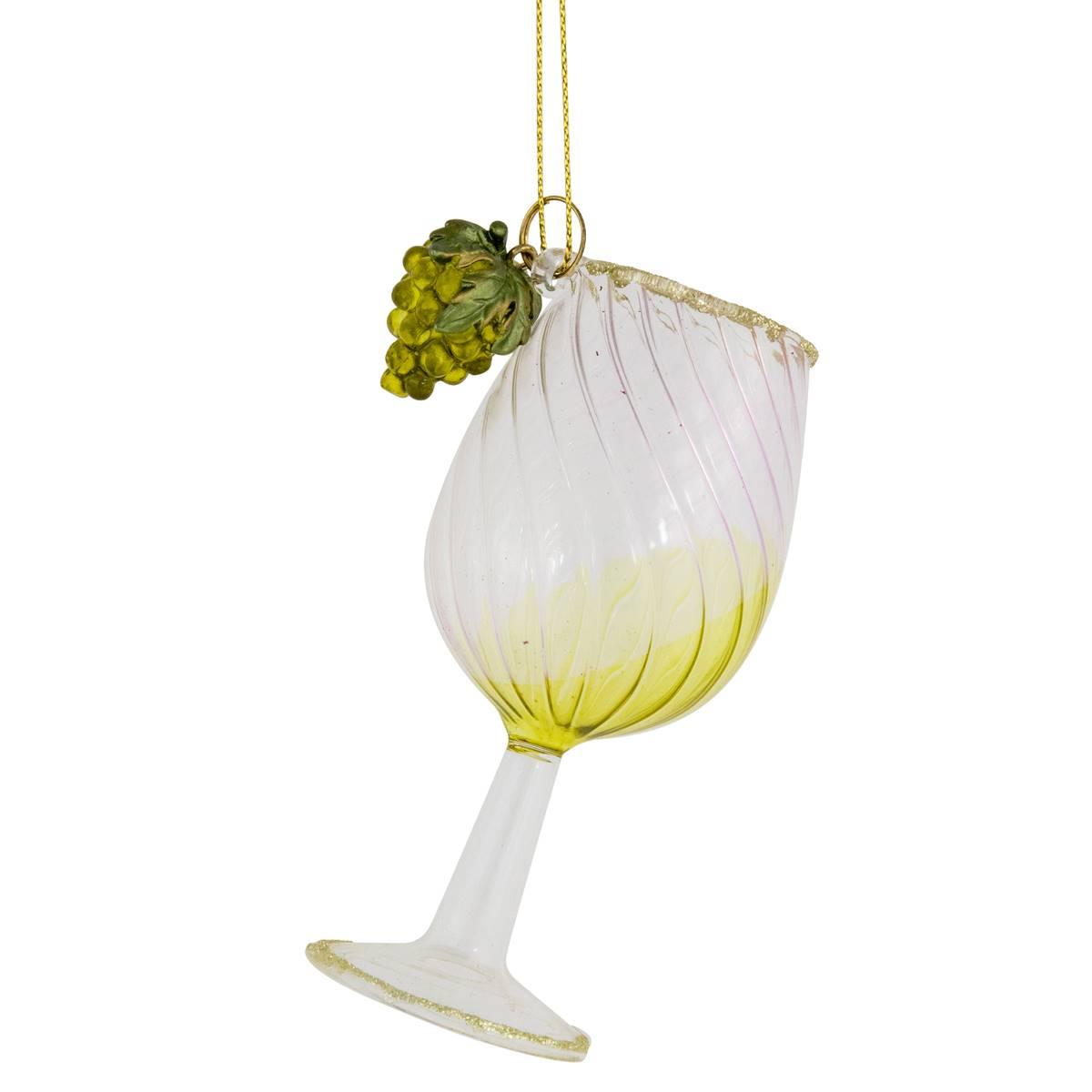 Northlight Seasonal Wine Glass Christmas Ornament