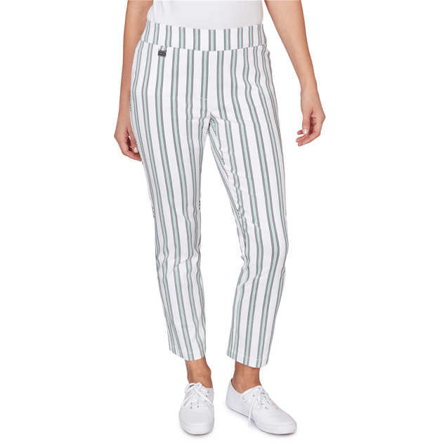 Womens Emaline Verde Grove I Stripe Pull On Capris