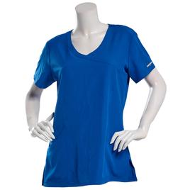 Womens Skechers Short Sleeve Cross-Over V-Neck Scrub Top