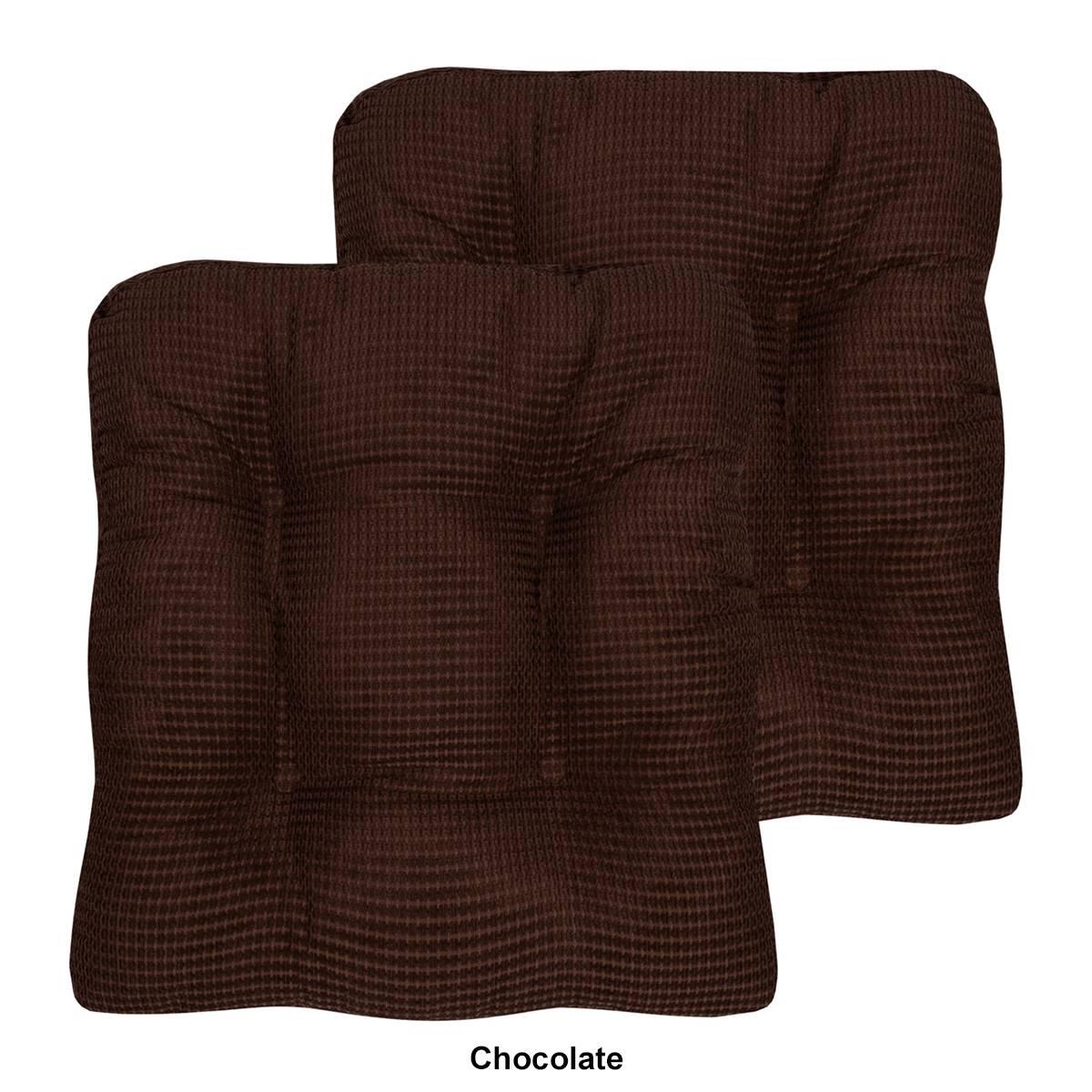 Sweet Home Collection Memory Foam Non-Slip Tufted Chair Cushion