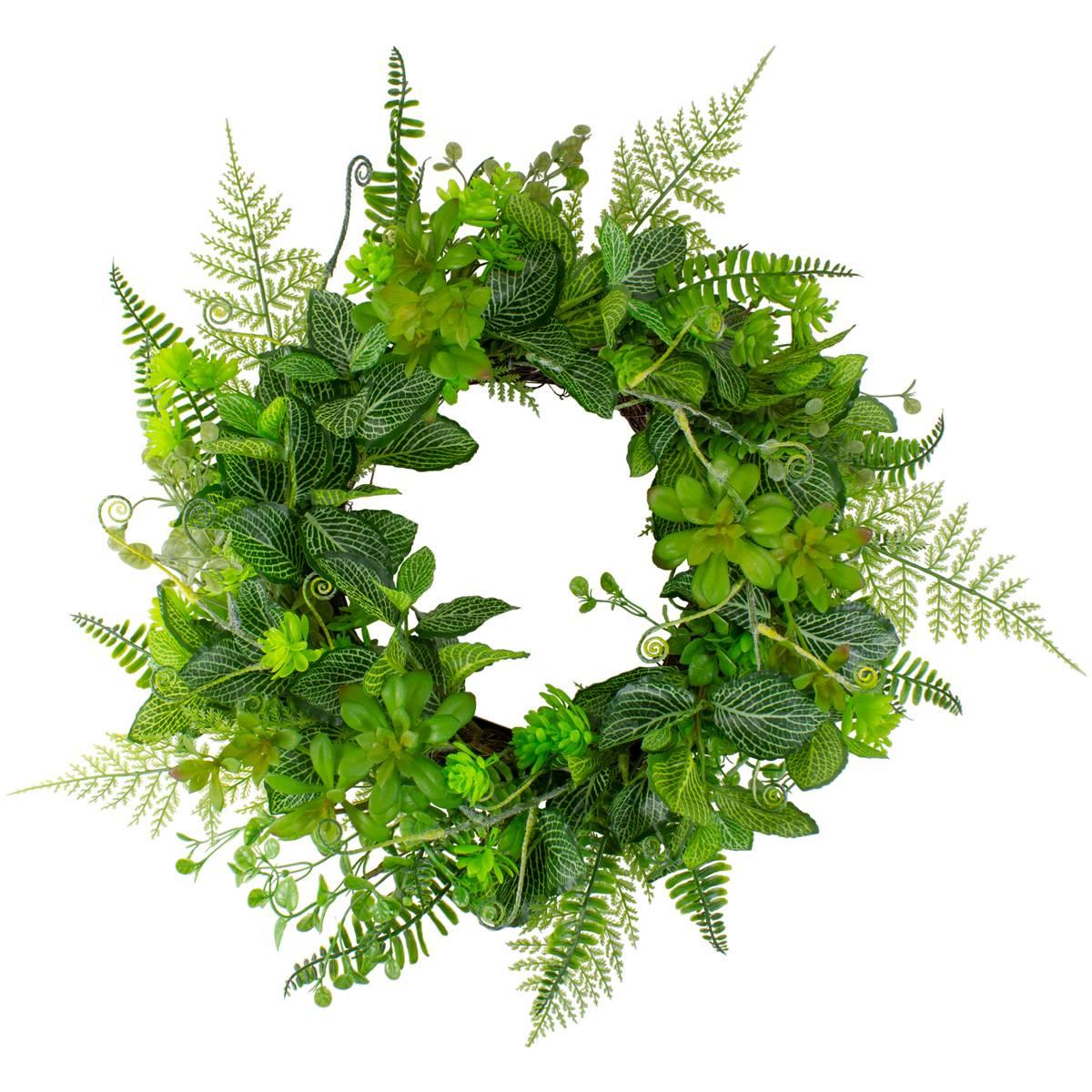 Northlight Seasonal Artificial Maidenhair Fern Spring Wreath