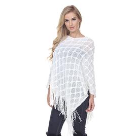Womens White Mark Frostine Poncho