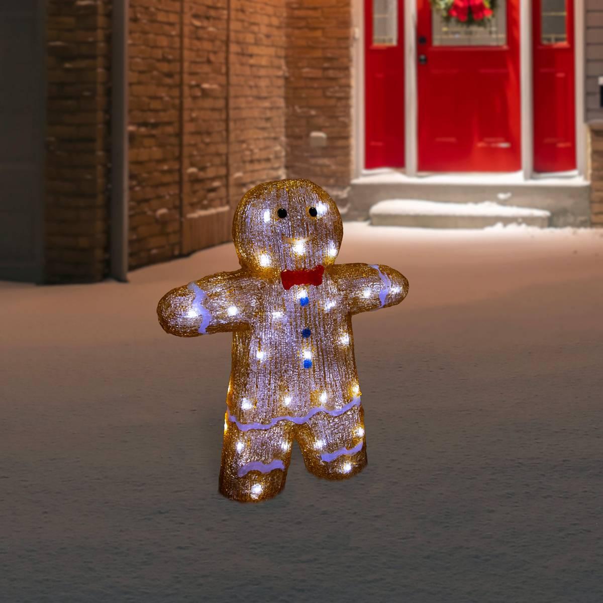 Northlight Seasonal 16in. LED Gingerbread Man Christmas Décor