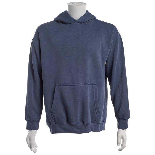 Young Mens Hollywood Jeans Oversized Mineral-Washed Hoodie