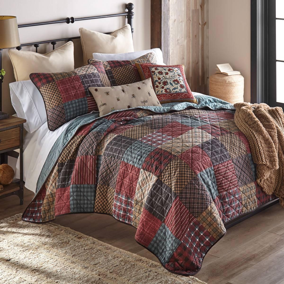 Donna Sharp Your Lifestyle Appalachia Plaid 3pc. Quilt Set