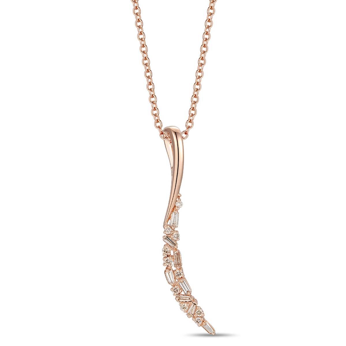 Le Vian(R) 14kt. Strawberry Gold(R) 1/4ctw. Nude Diamonds(tm) Pendant
