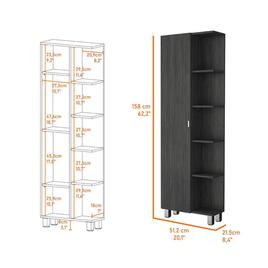 FM FURNITURE Los Angeles 58in. Corner Cabinet