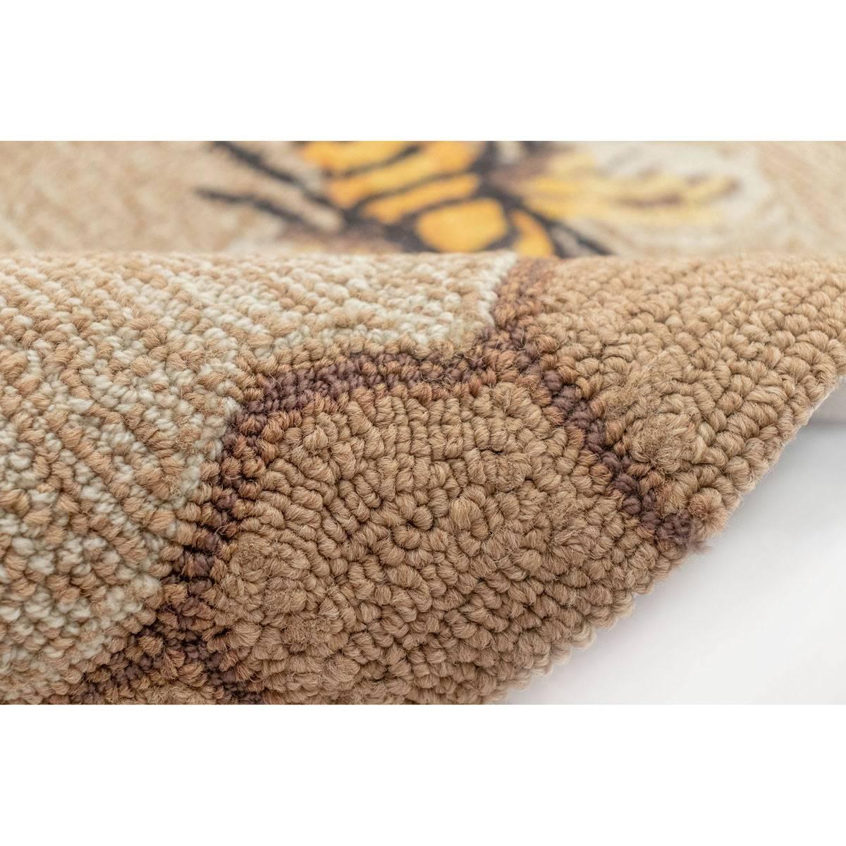 Liora Manne Frontporch Honeycomb Bee Rectangular Large Area Rug