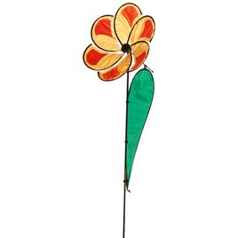 44in. Yellow Daisy Flower Wind Spinner