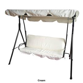 Northlight Seasonal 3-Seater Patio Swing with Adjustable Canopy