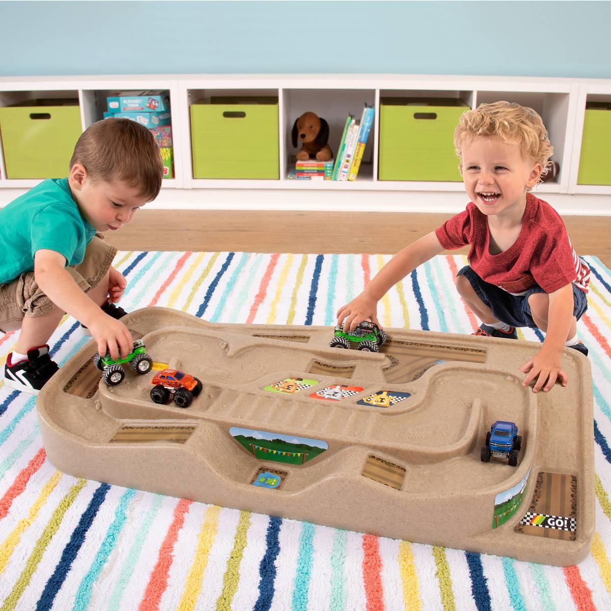 Simplay3 Carry & Go Toy Car and Train Track Table