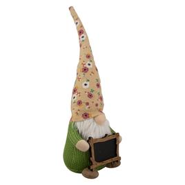 Northlight Seasonal Floral Springtime Boy Gnome w/ Message Board