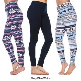 Womens White Mark 3pk. Leggings