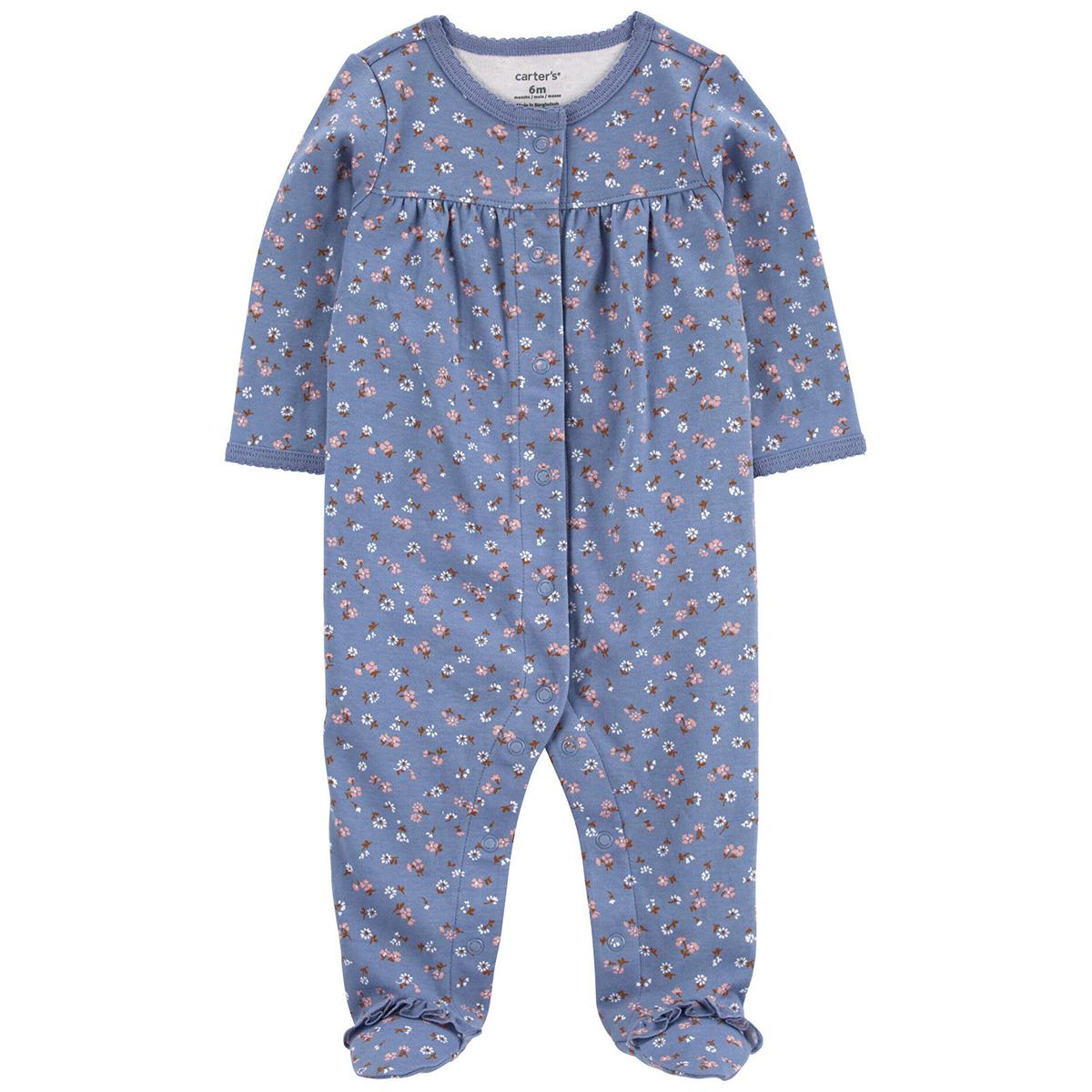 Baby Girl (NB-9M) Carter''s(R) Ditsy Floral Ruffle Foot Sleep N Play