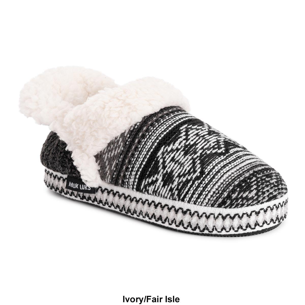 Womens MUK LUKS® Magdalena Ruched Slippers