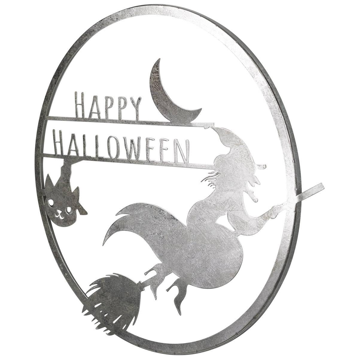 Northlight Seasonal 17in. Flying Witch Happy Halloween Wall Sign