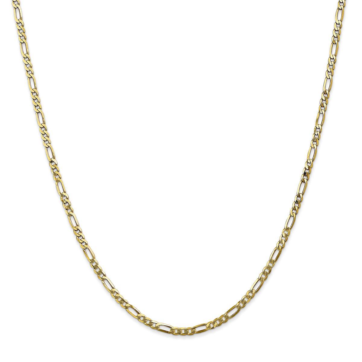Gold Classics(tm) 10kt. 2.75mm 30in. Flat Figaro Chain