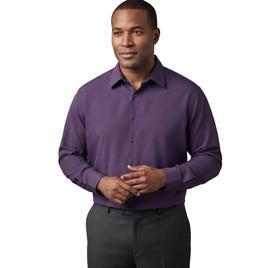 Mens Big & Tall Christian Aujard Stretch Dress Shirt - Purple