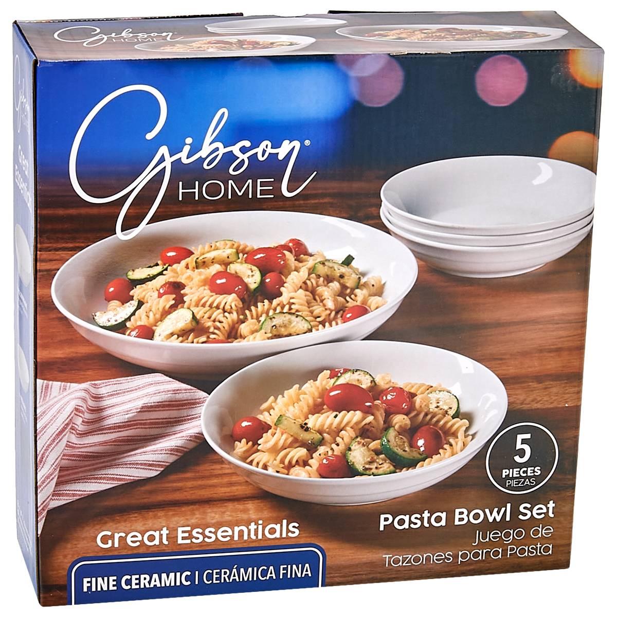 Gibson Home 5pc. Pasta Bowl Set