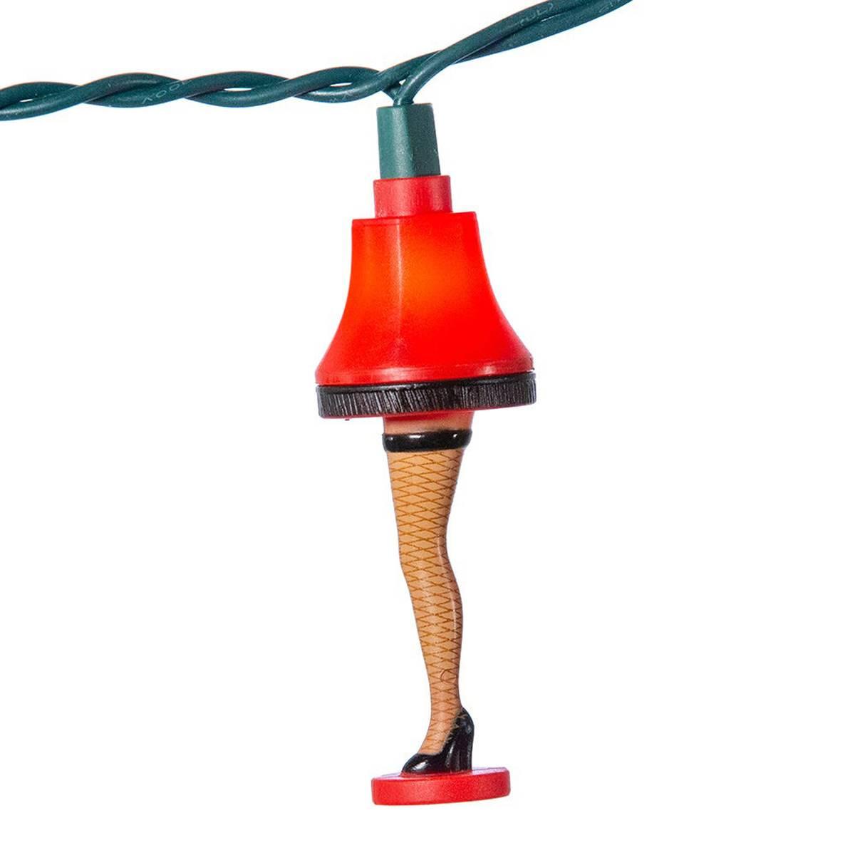 Kurt S. Adler UL A Christmas Story™ Colorful Leg Lamp Light Set