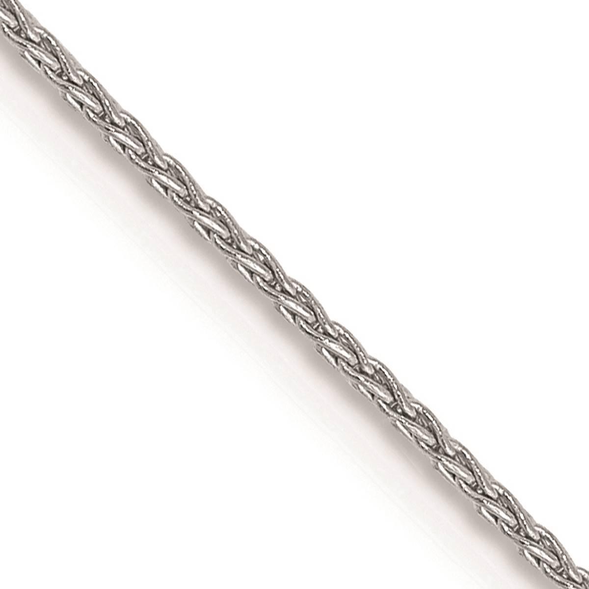 Unisex Gold Classics(tm) 1mm. White Parisian Wheat 14in. Necklace