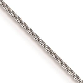 Unisex Gold Classics(tm) 1mm. White Parisian Wheat 14in. Necklace