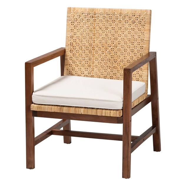 bali & pari Lovina Bohemian Light Honey Rattan Arm Chair