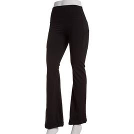 Juniors Love Tree Wide Waistband Flare Leggings with Pockets