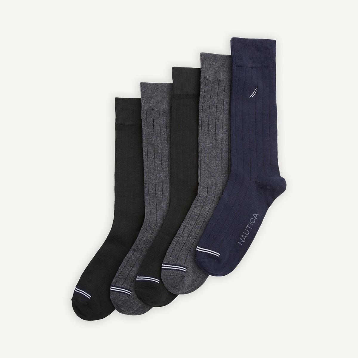 Mens Nautica 5pk. Dress Socks