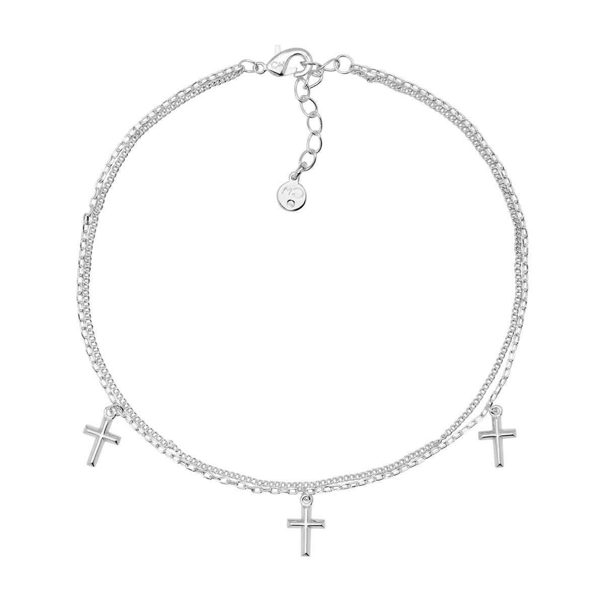 Barefootsies Multi Cross 2 Strand Anklet