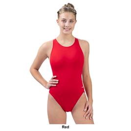 Womens Dolfin® Basic Solid Performance One Piece Swimsuit