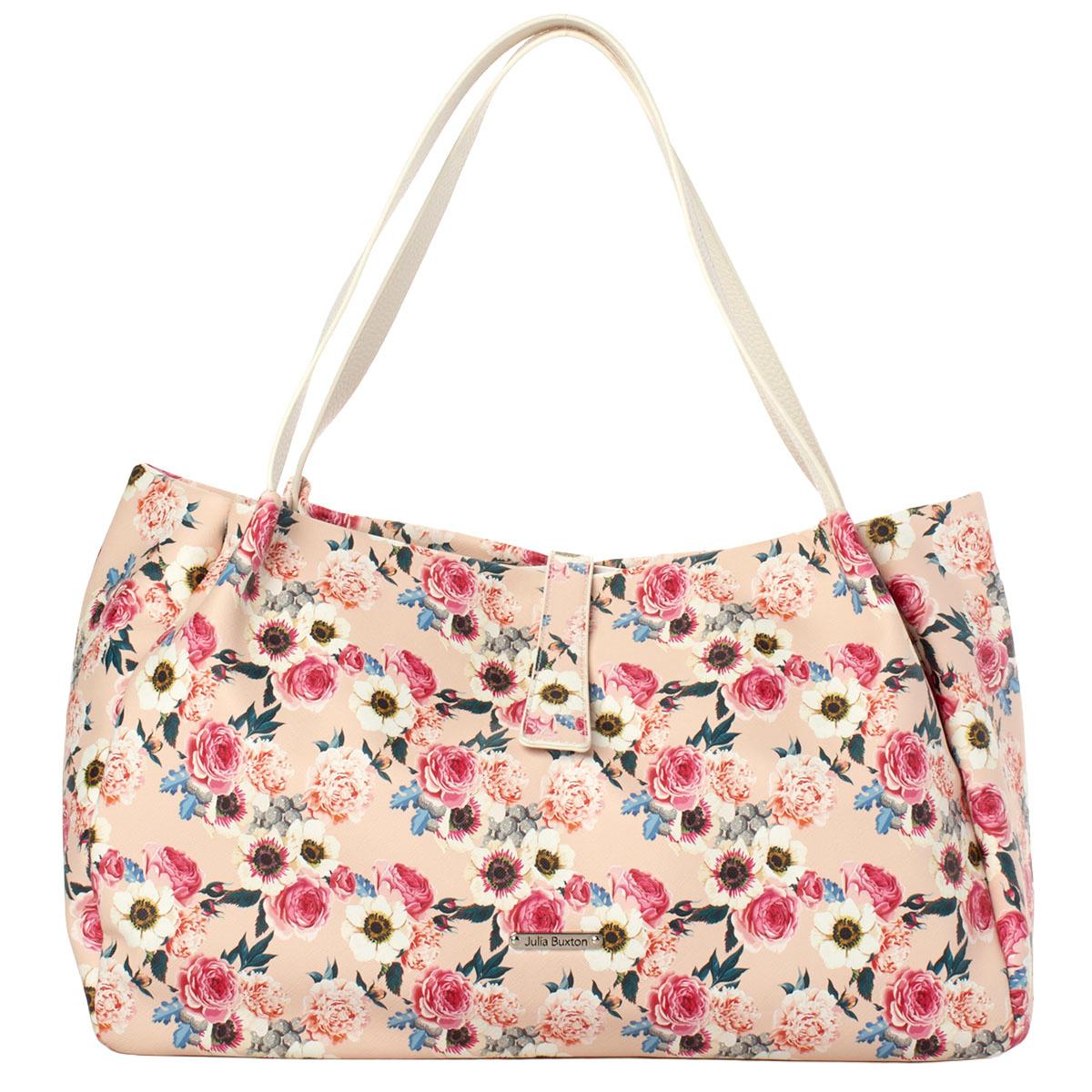 Julia Buxton Hudson Tooled Floral Tote