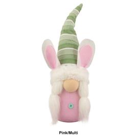 Northlight Seasonal Gnome Girl with Bunny Ears Easter Figurine