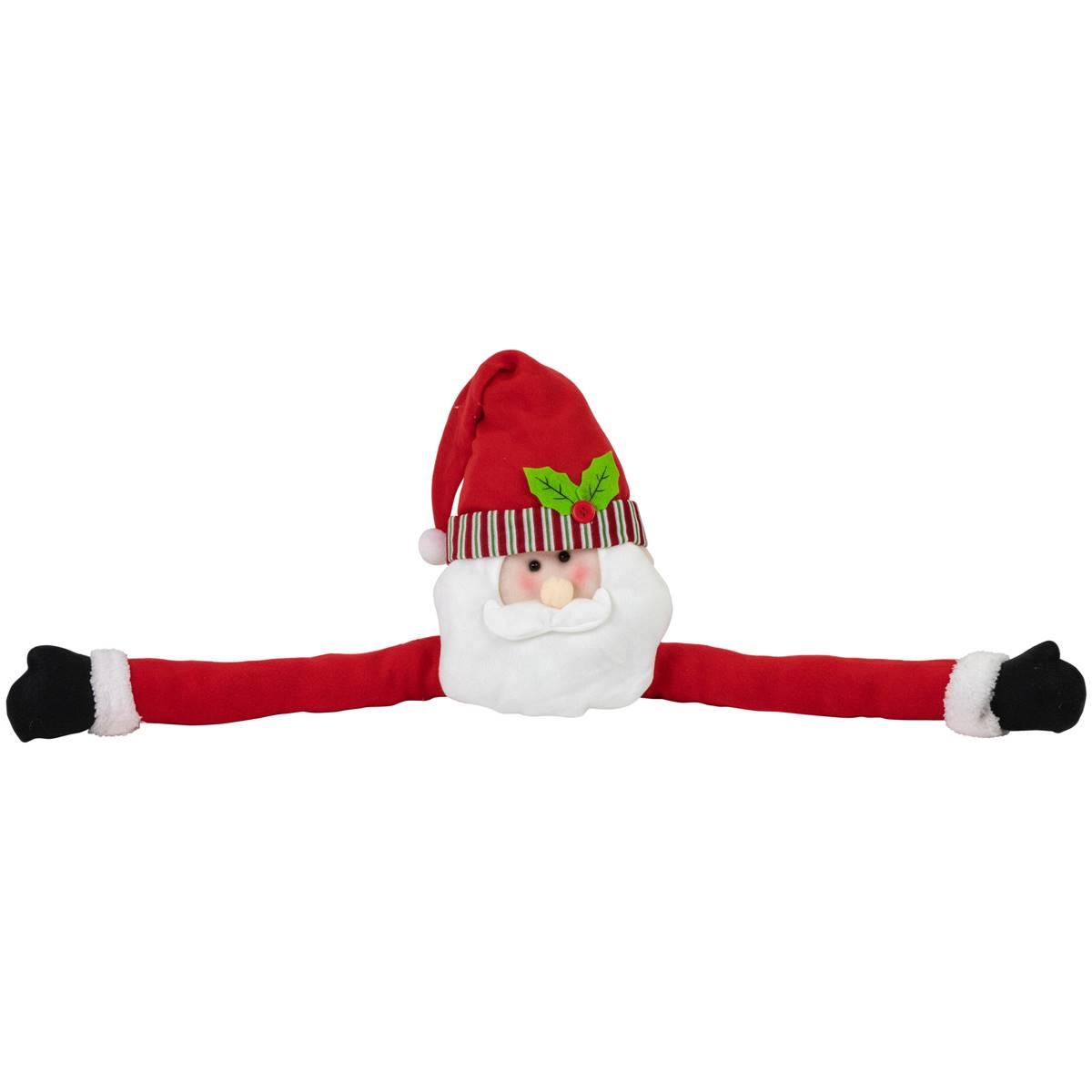 Northlight Seasonal 27in. Plush Santa Christmas Tree Topper