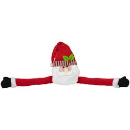 Northlight Seasonal 27in. Plush Santa Christmas Tree Topper