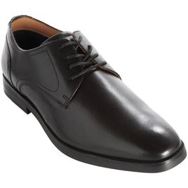 Mens Johnston & Murphy Borland Plain Toe Black Oxfords