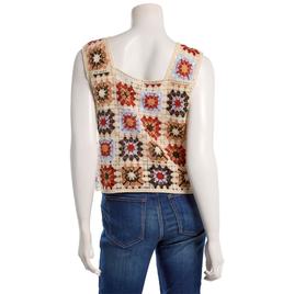 Juniors A. Byer Crochet Floral Patch Tank Top