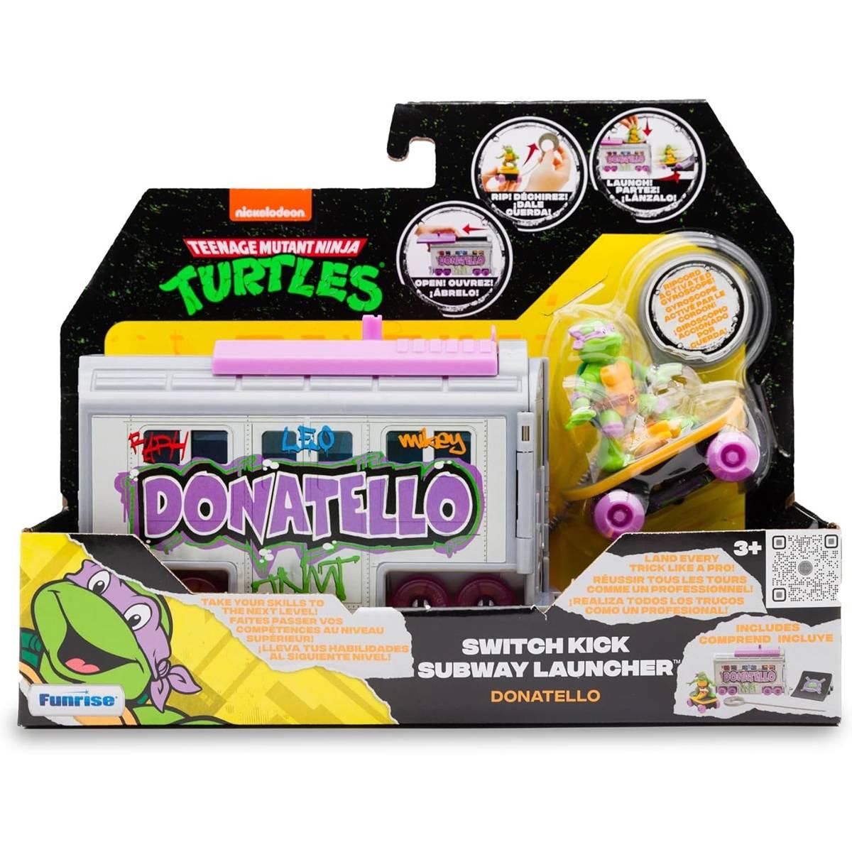 Teenage Mutant Ninja Turtles Donnie Switch Kick Subway Launcher